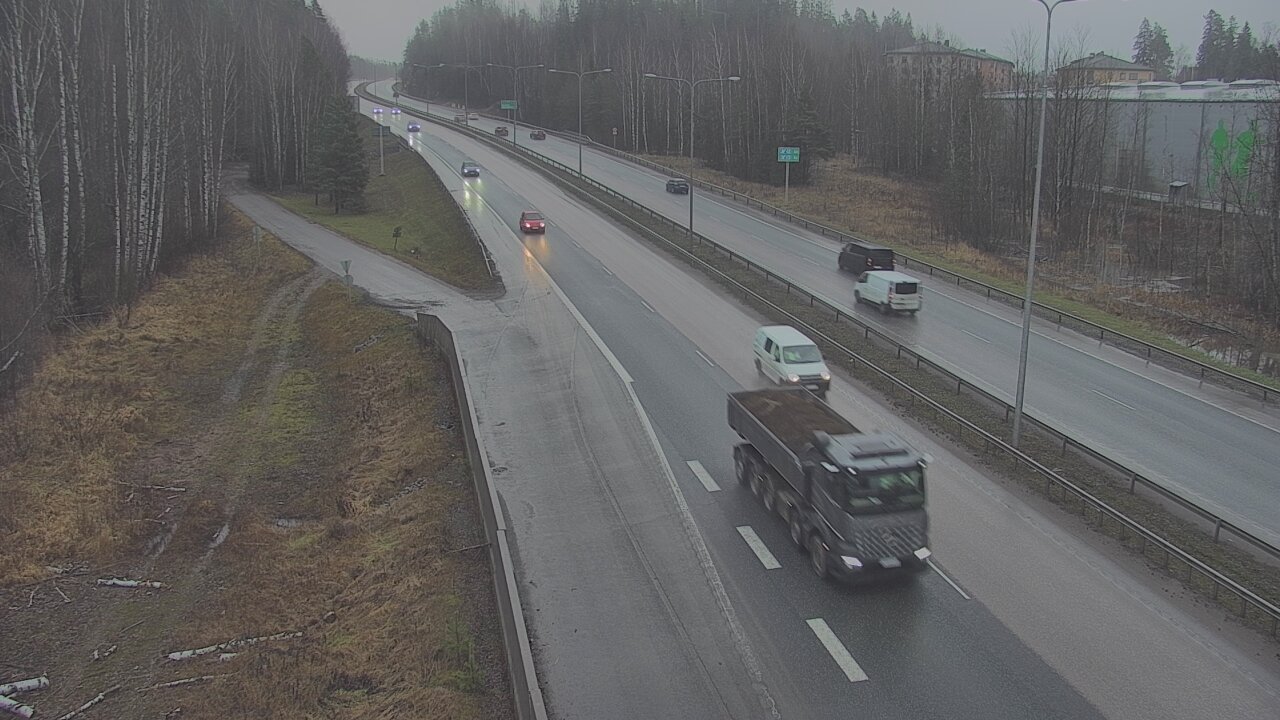 Weather Camera Image Väg 1 Esbo, Kyrkträsk, Espoo, Uusimaa