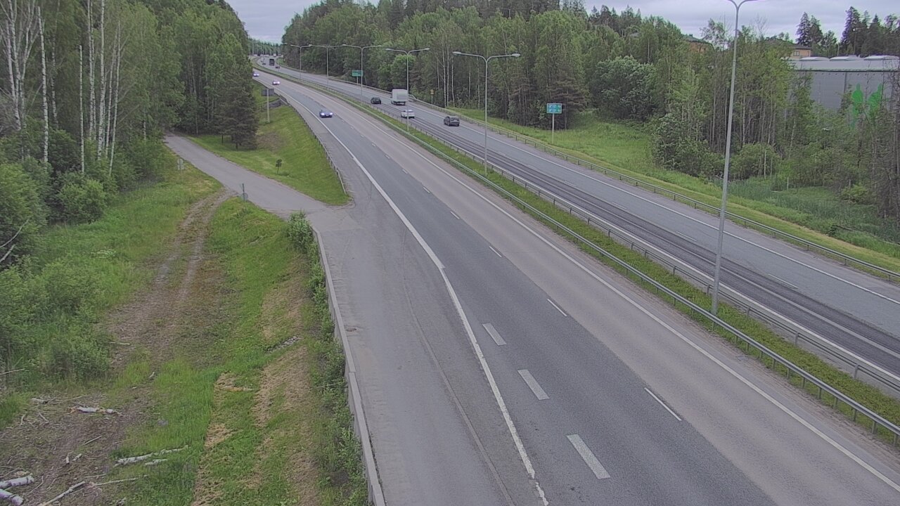 Weather Camera Image Väg 1 Esbo, Kyrkträsk, Espoo, Uusimaa