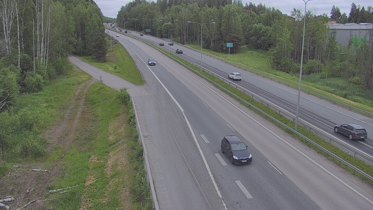 Weather Camera Image Road 1 Espoo, Kirkkojärvi, Espoo, Uusimaa