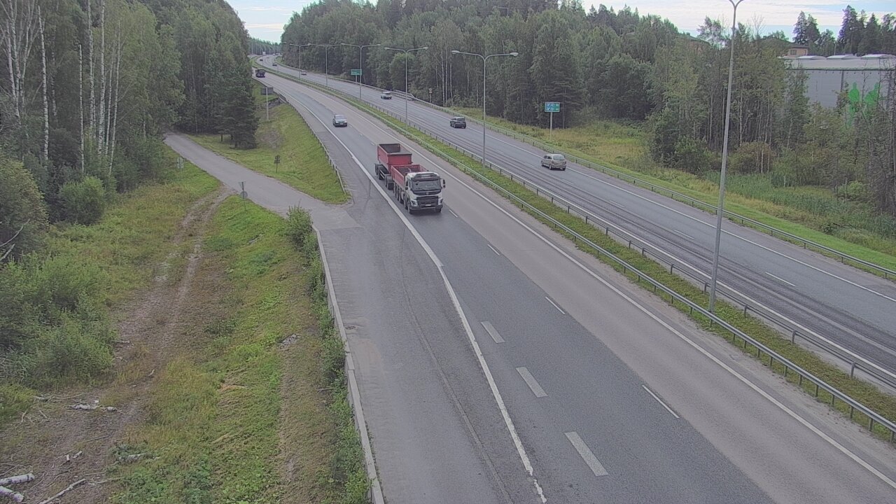 Weather Camera Image Road 1 Espoo, Kirkkojärvi, Espoo, Uusimaa
