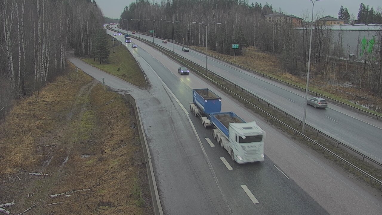 Weather Camera Image Väg 1 Esbo, Kyrkträsk, Espoo, Uusimaa