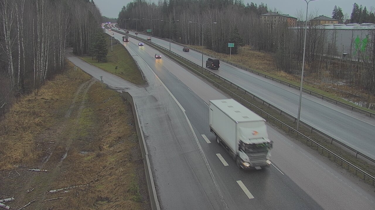 Weather Camera Image Väg 1 Esbo, Kyrkträsk, Espoo, Uusimaa