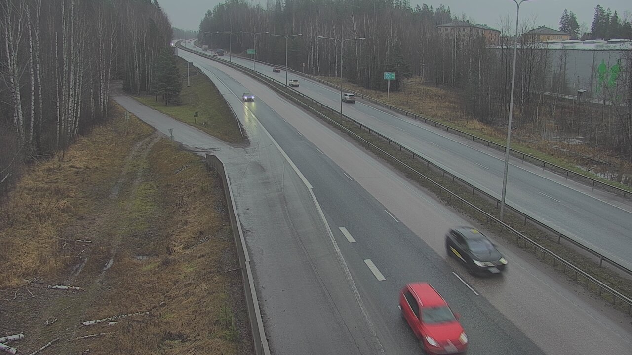 Weather Camera Image Väg 1 Esbo, Kyrkträsk, Espoo, Uusimaa
