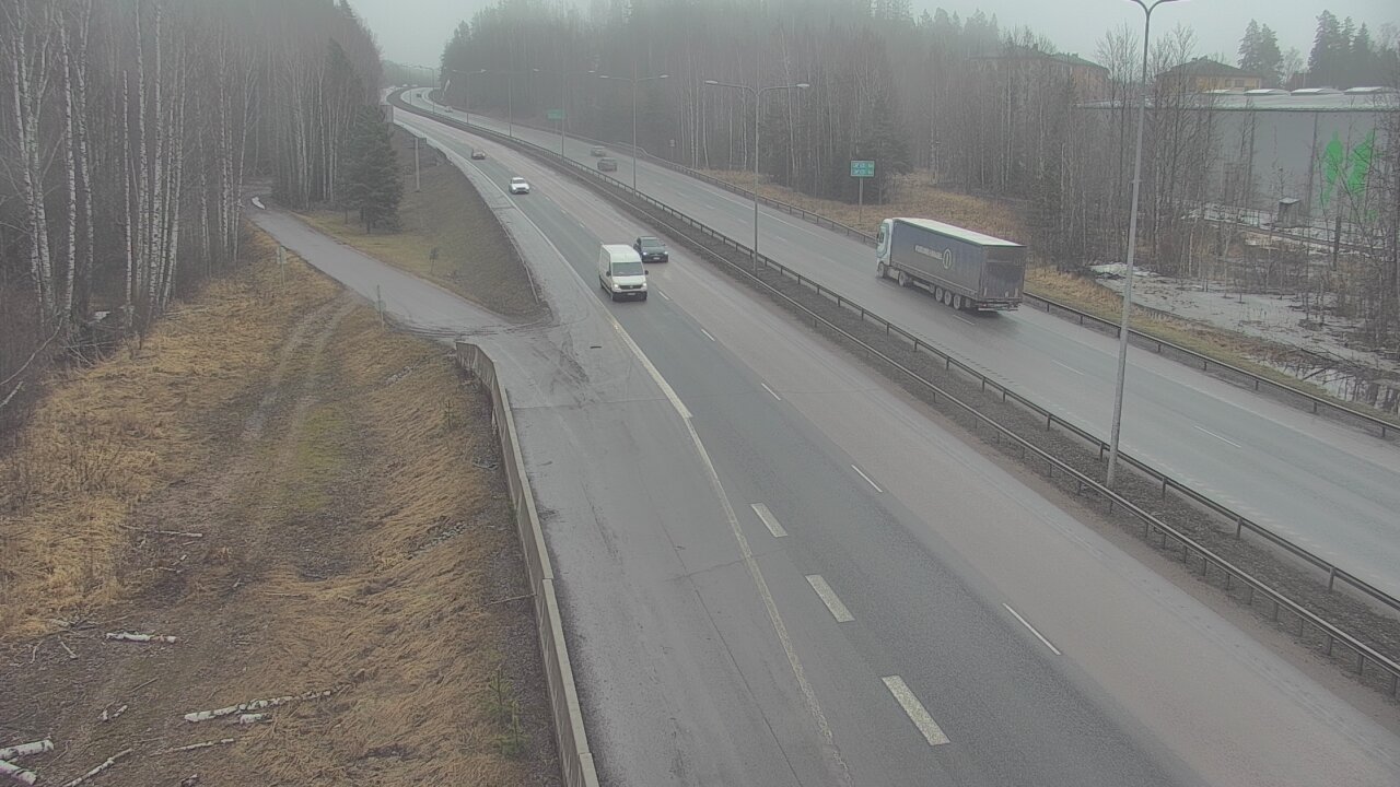 Weather Camera Image Road 1 Espoo, Kirkkojärvi, Espoo, Uusimaa