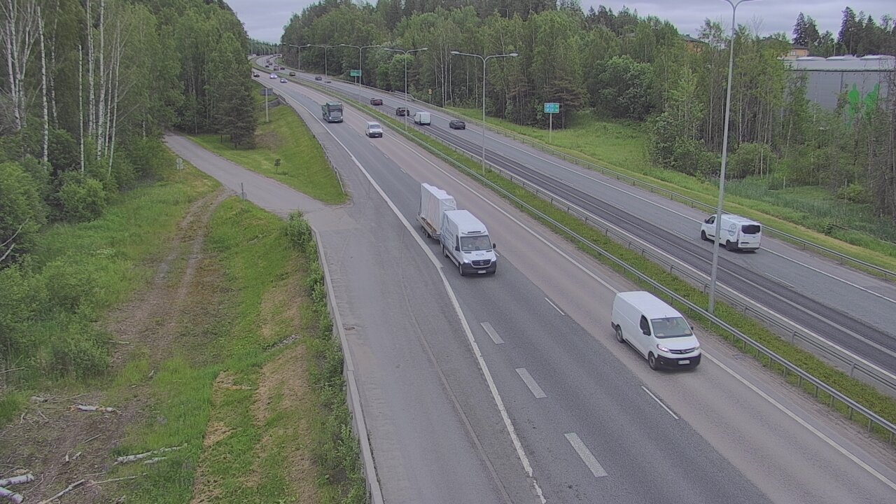 Weather Camera Image Väg 1 Esbo, Kyrkträsk, Espoo, Uusimaa