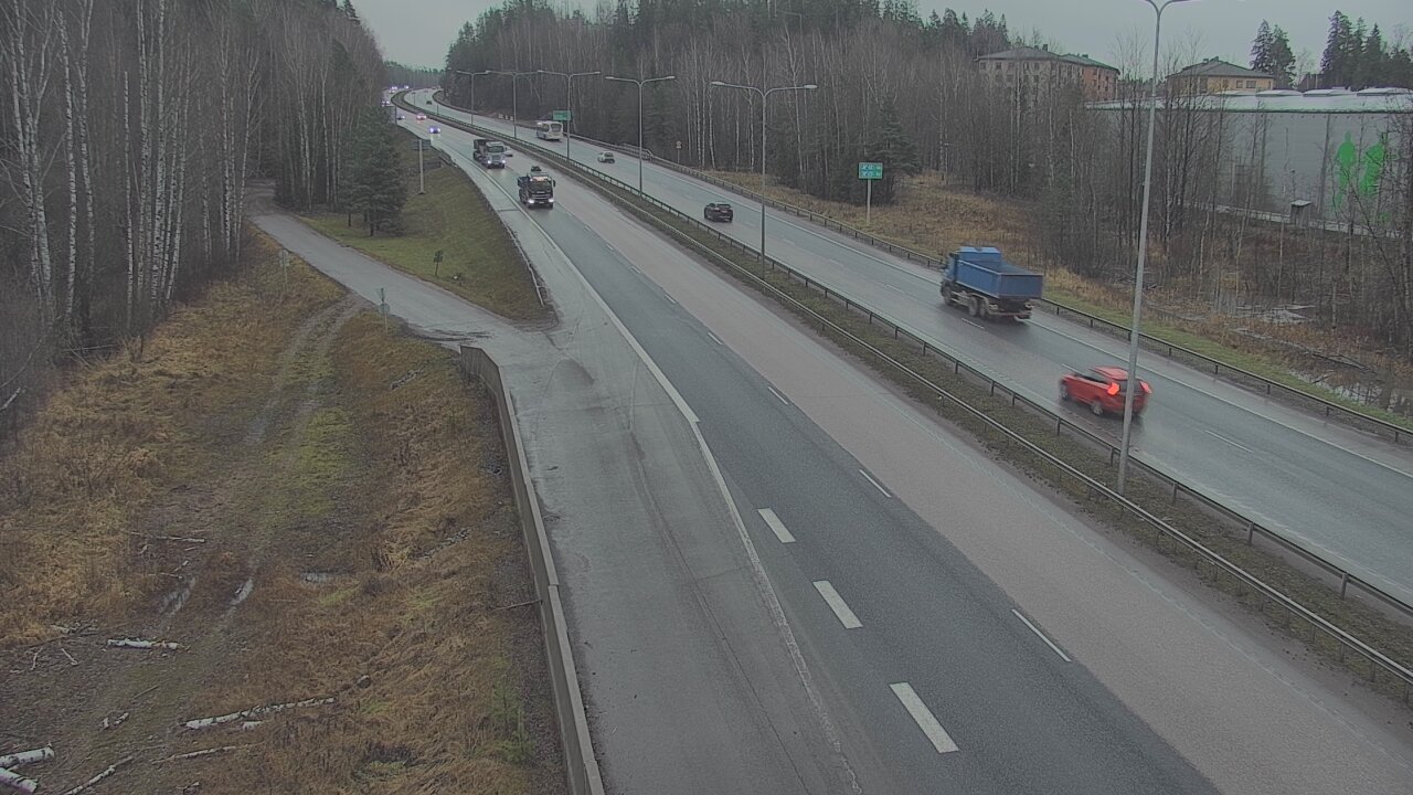 Weather Camera Image Väg 1 Esbo, Kyrkträsk, Espoo, Uusimaa
