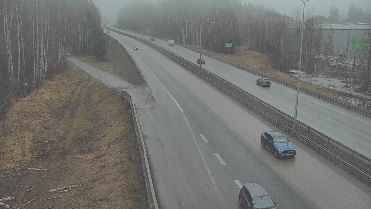 Weather Camera Image Road 1 Espoo, Kirkkojärvi, Espoo, Uusimaa
