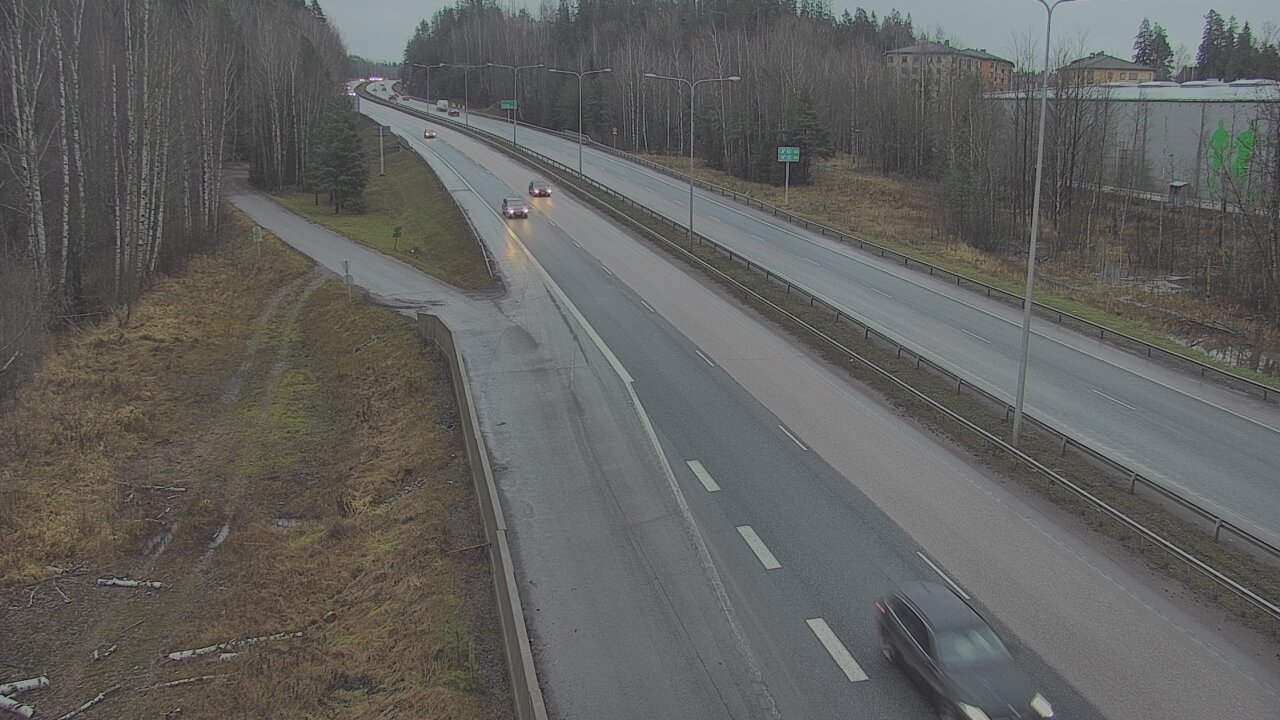 Weather Camera Image Väg 1 Esbo, Kyrkträsk, Espoo, Uusimaa