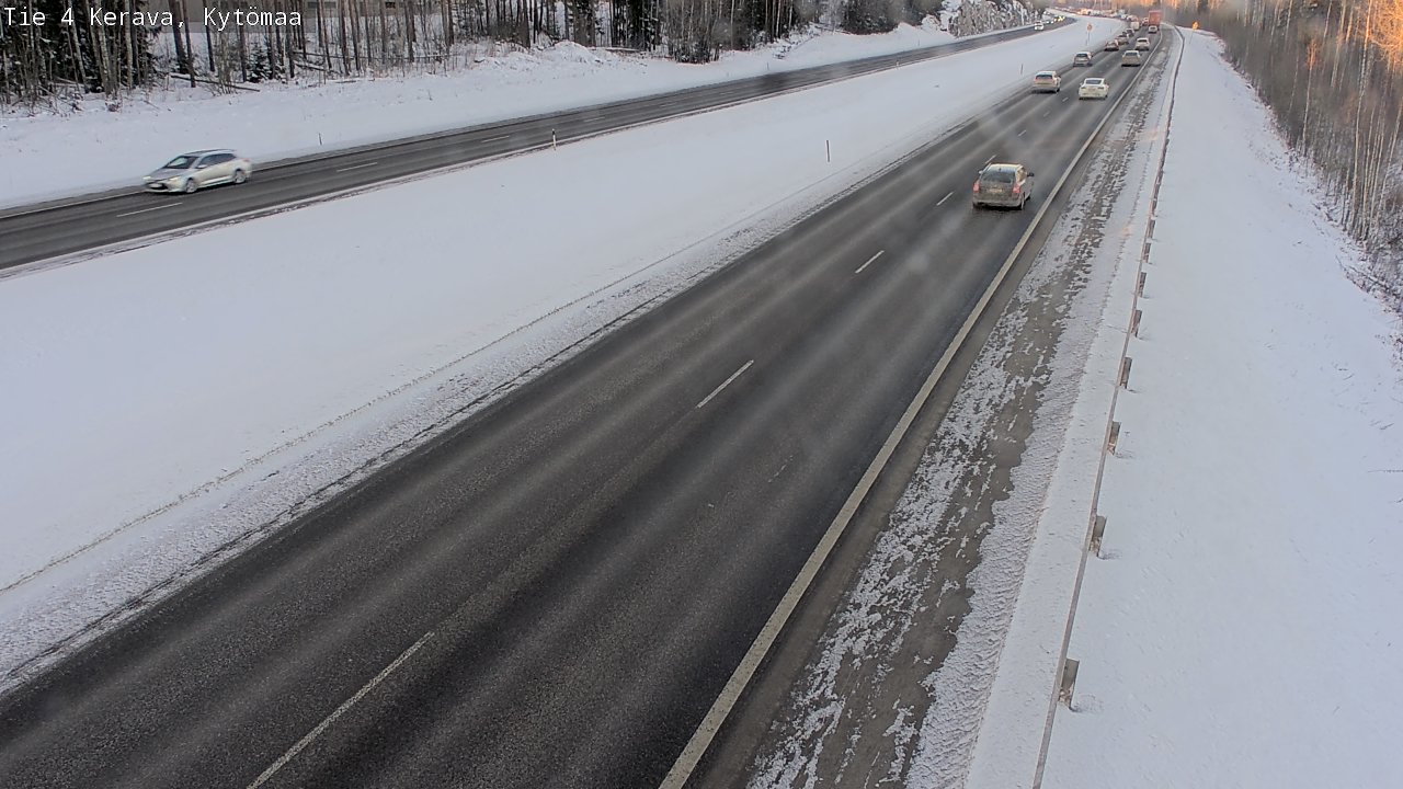 Weather Camera Image Väg 4 Kervo, Kytömaa, Kerava, Uusimaa