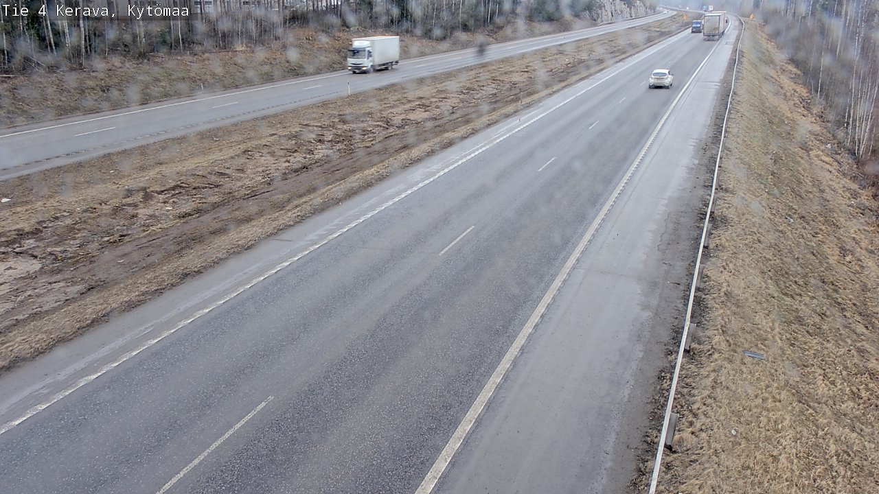 Weather Camera Image Väg 4 Kervo, Kytömaa, Kerava, Uusimaa