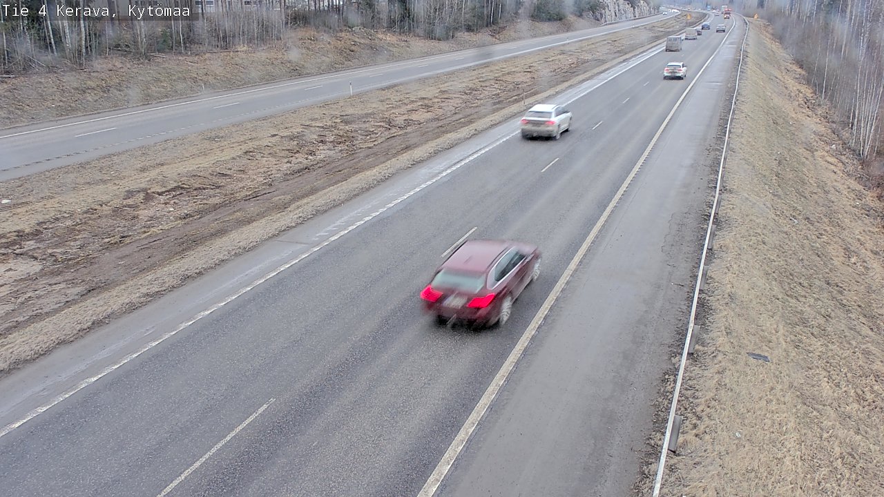 Weather Camera Image Road 4 Kerava, Kytömaa, Kerava, Uusimaa