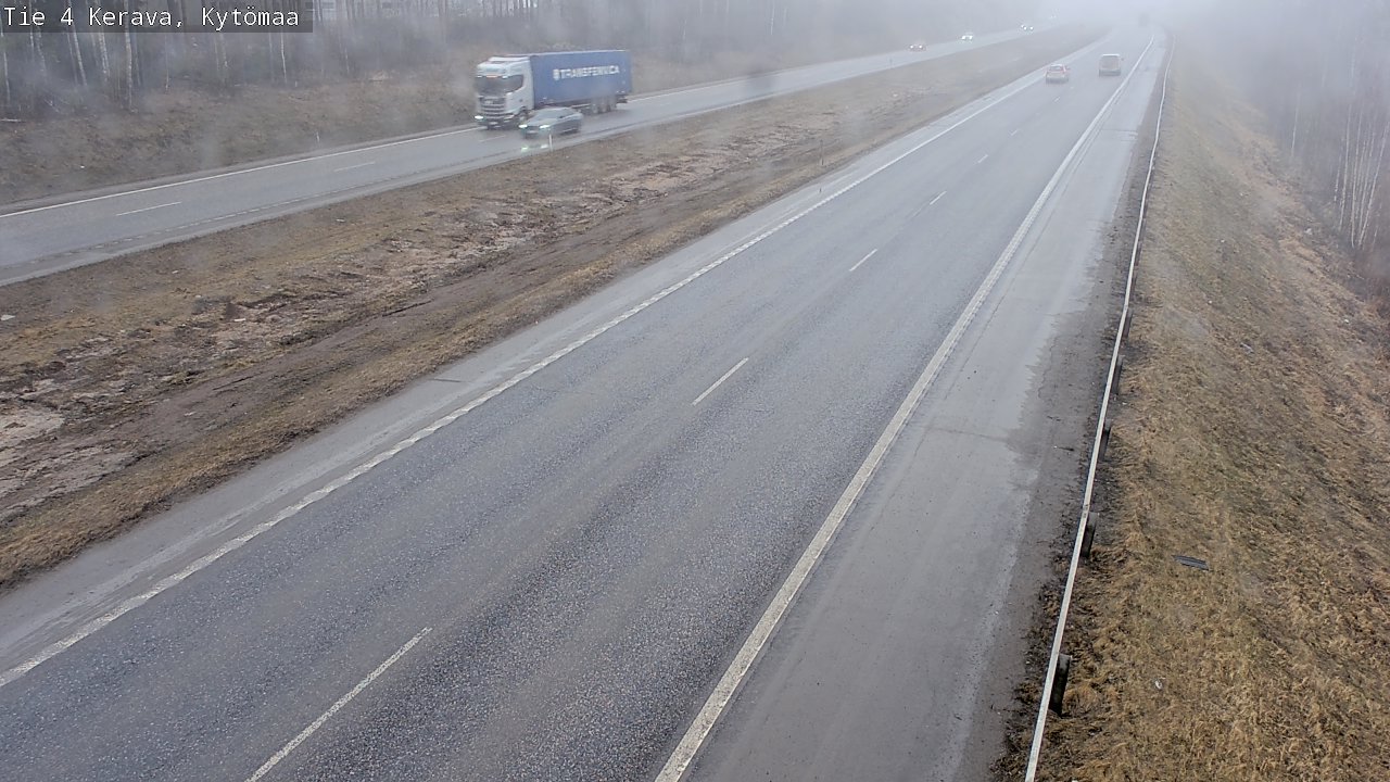 Weather Camera Image Väg 4 Kervo, Kytömaa, Kerava, Uusimaa