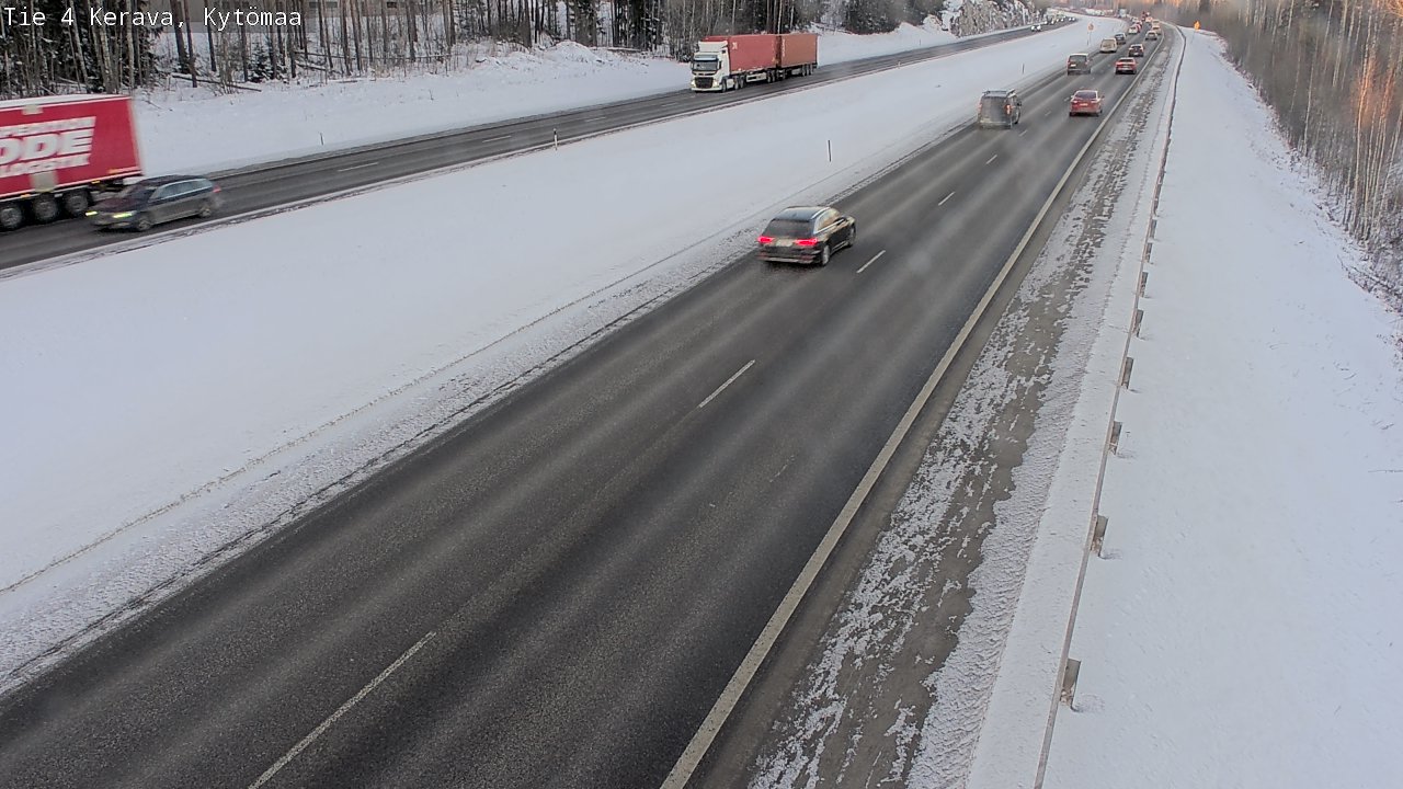 Weather Camera Image Väg 4 Kervo, Kytömaa, Kerava, Uusimaa