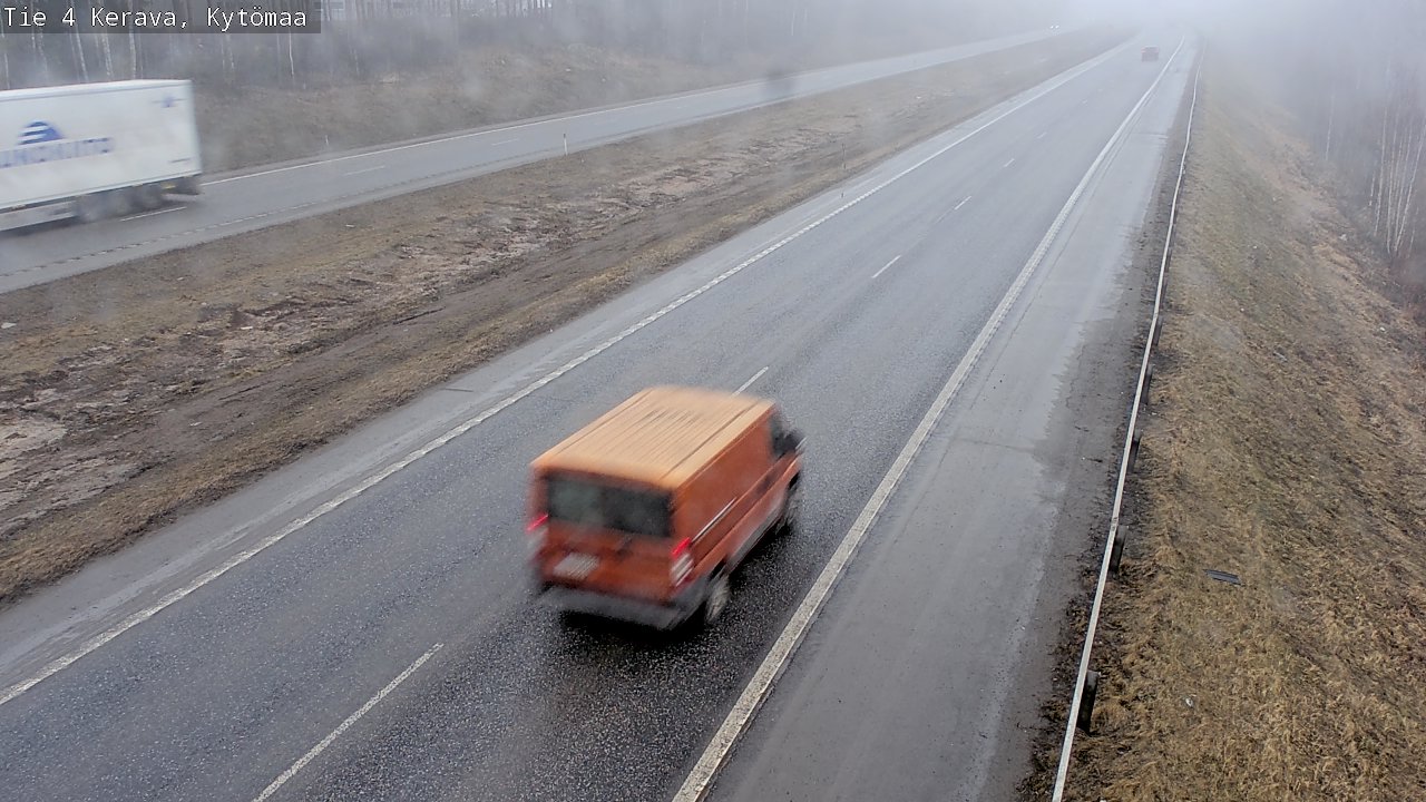 Weather Camera Image Väg 4 Kervo, Kytömaa, Kerava, Uusimaa