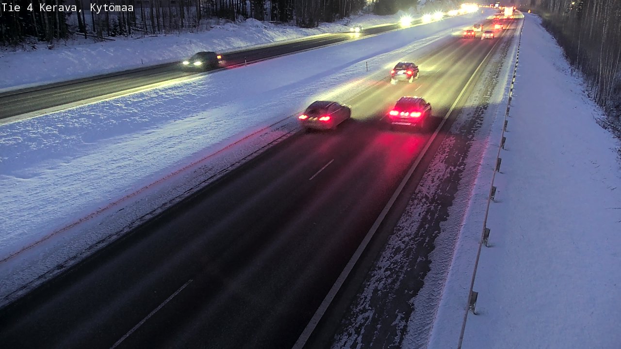 Weather Camera Image Väg 4 Kervo, Kytömaa, Kerava, Uusimaa