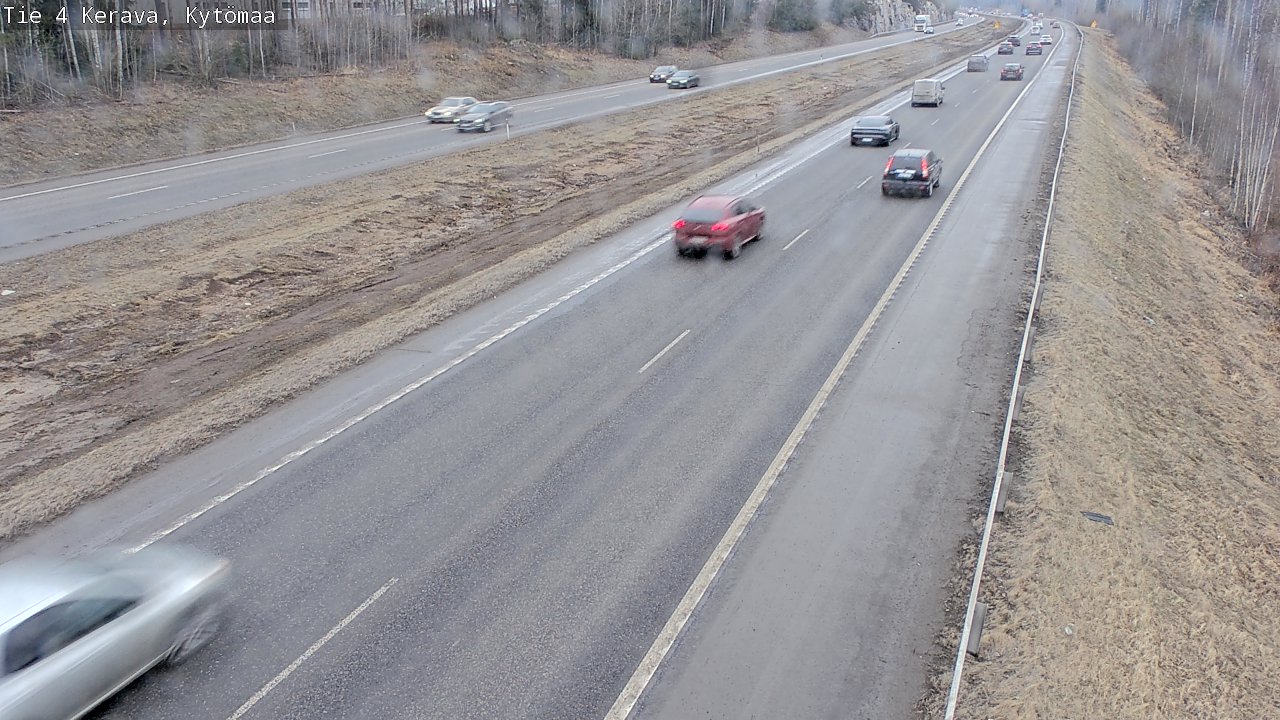 Weather Camera Image Road 4 Kerava, Kytömaa, Kerava, Uusimaa