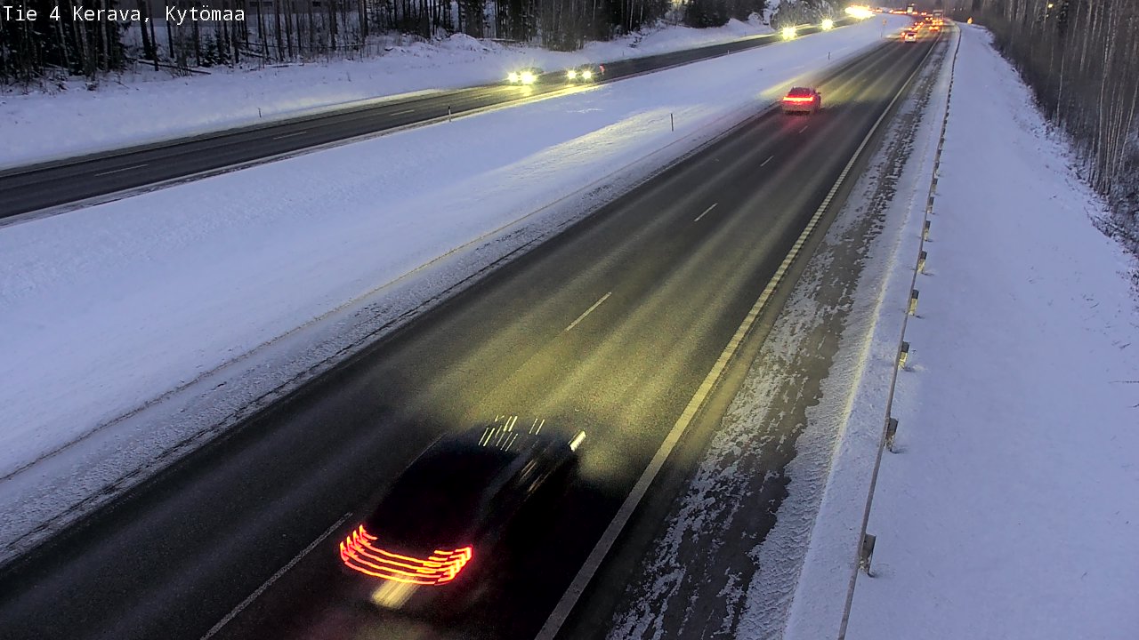 Weather Camera Image Väg 4 Kervo, Kytömaa, Kerava, Uusimaa