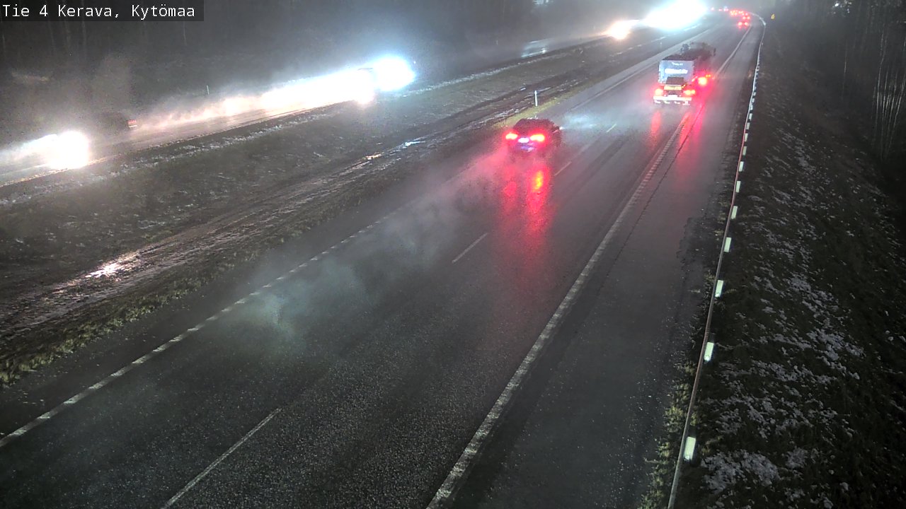 Weather Camera Image Väg 4 Kervo, Kytömaa, Kerava, Uusimaa