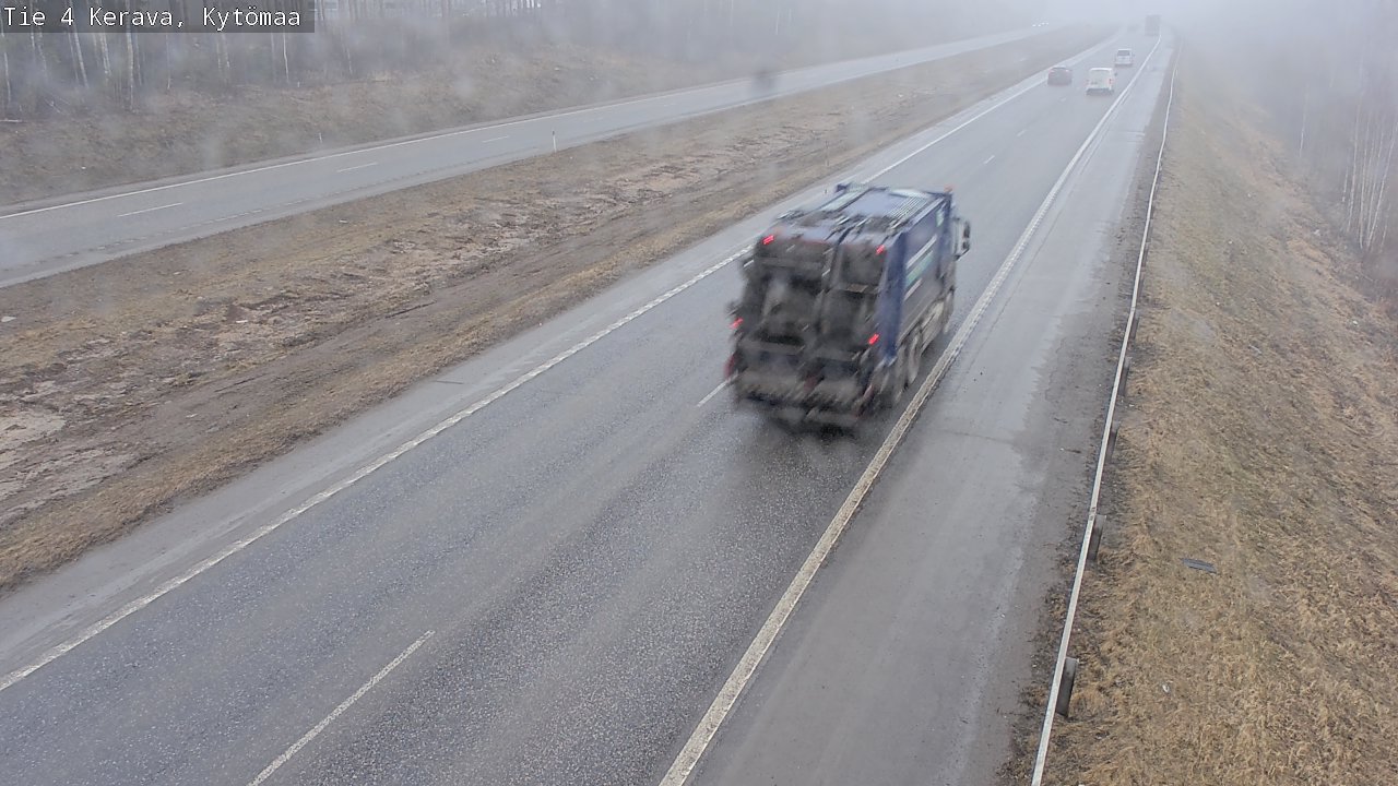 Weather Camera Image Väg 4 Kervo, Kytömaa, Kerava, Uusimaa