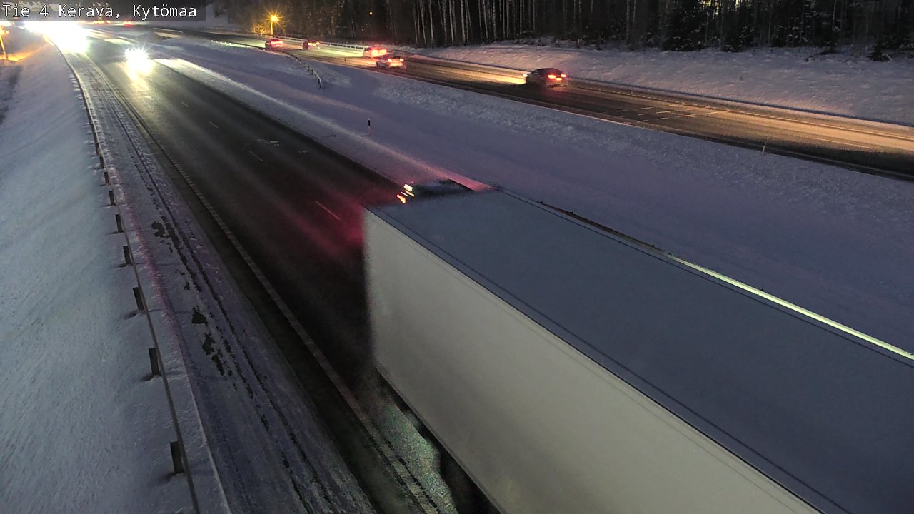 Weather Camera Image Väg 4 Kervo, Kytömaa, Kerava, Uusimaa