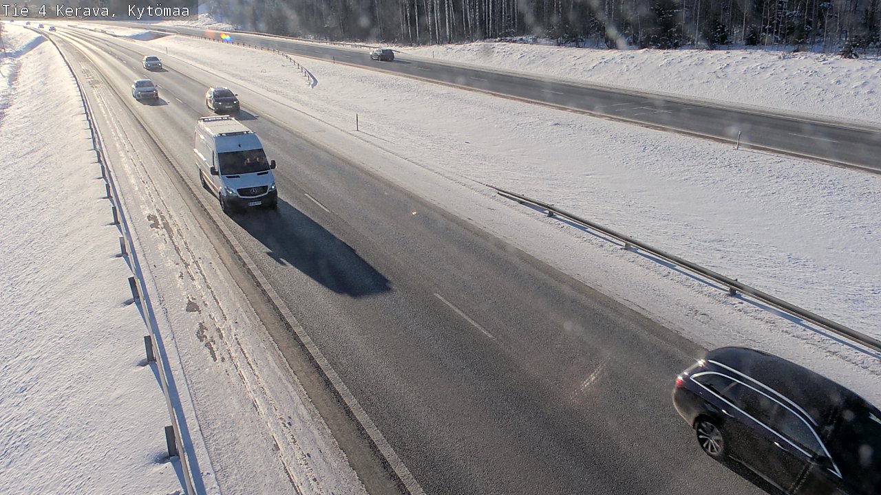 Weather Camera Image Väg 4 Kervo, Kytömaa, Kerava, Uusimaa