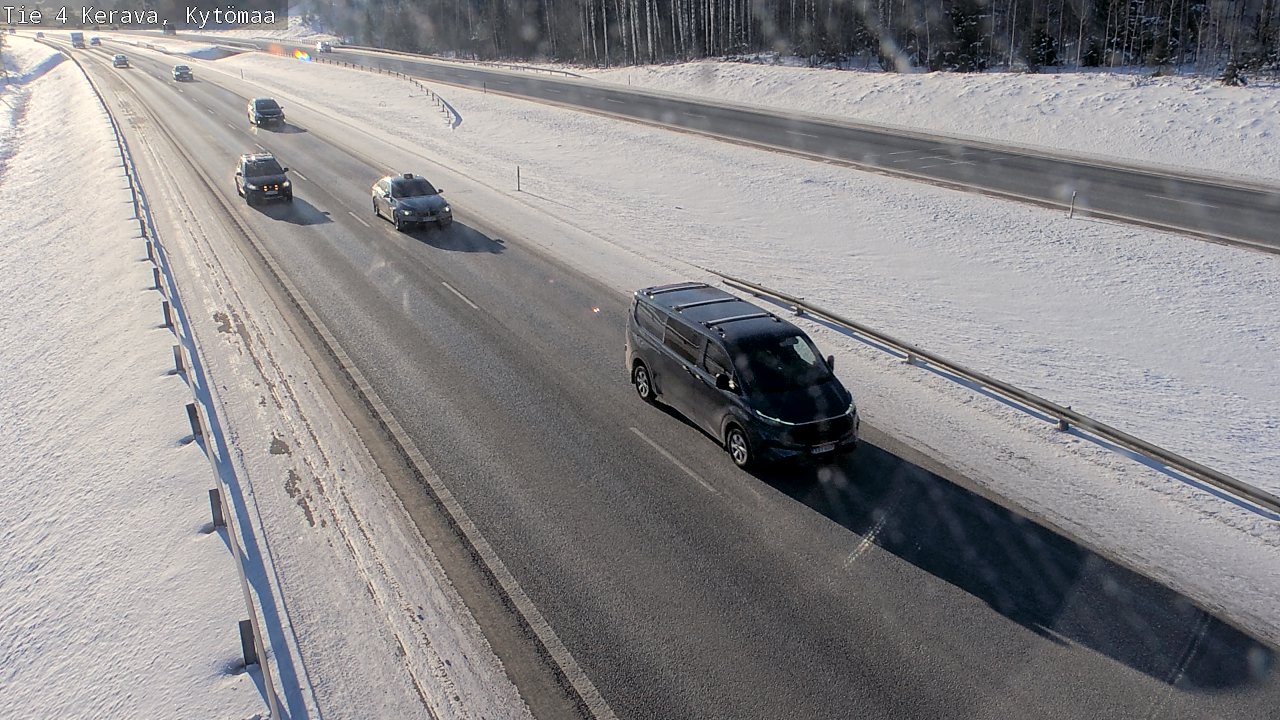 Weather Camera Image Väg 4 Kervo, Kytömaa, Kerava, Uusimaa