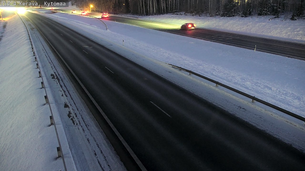 Weather Camera Image Väg 4 Kervo, Kytömaa, Kerava, Uusimaa