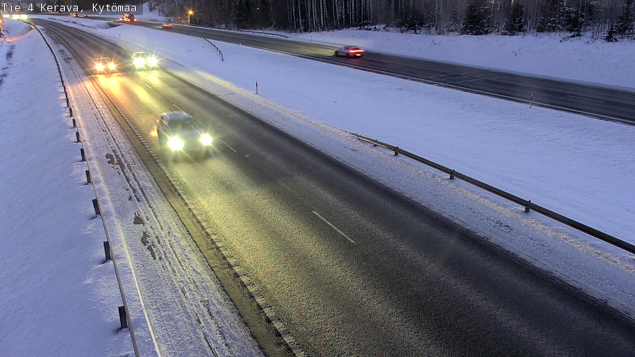 Weather Camera Image Väg 4 Kervo, Kytömaa, Kerava, Uusimaa
