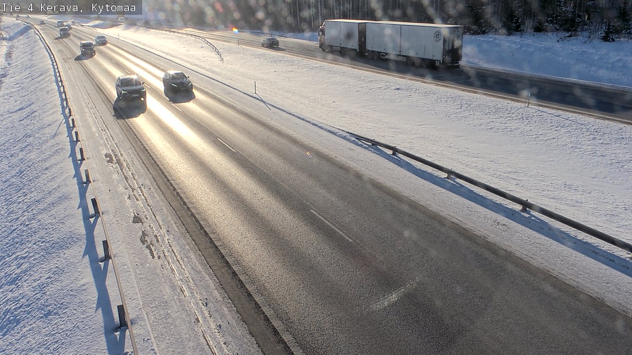 Weather Camera Image Väg 4 Kervo, Kytömaa, Kerava, Uusimaa