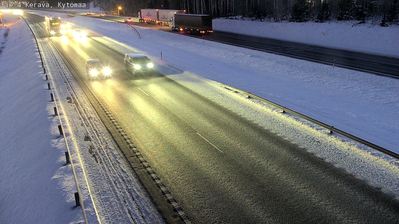 Weather Camera Image Väg 4 Kervo, Kytömaa, Kerava, Uusimaa