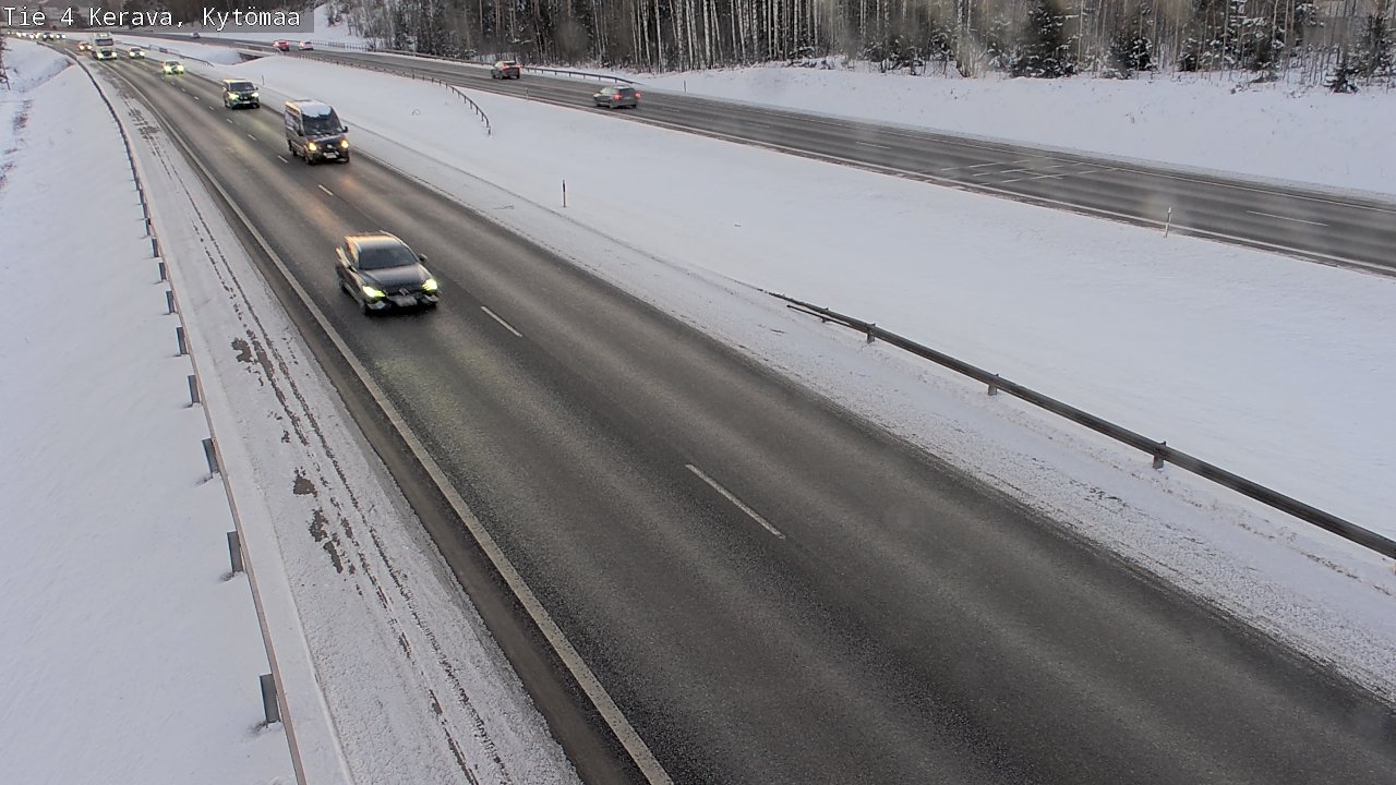 Weather Camera Image Väg 4 Kervo, Kytömaa, Kerava, Uusimaa