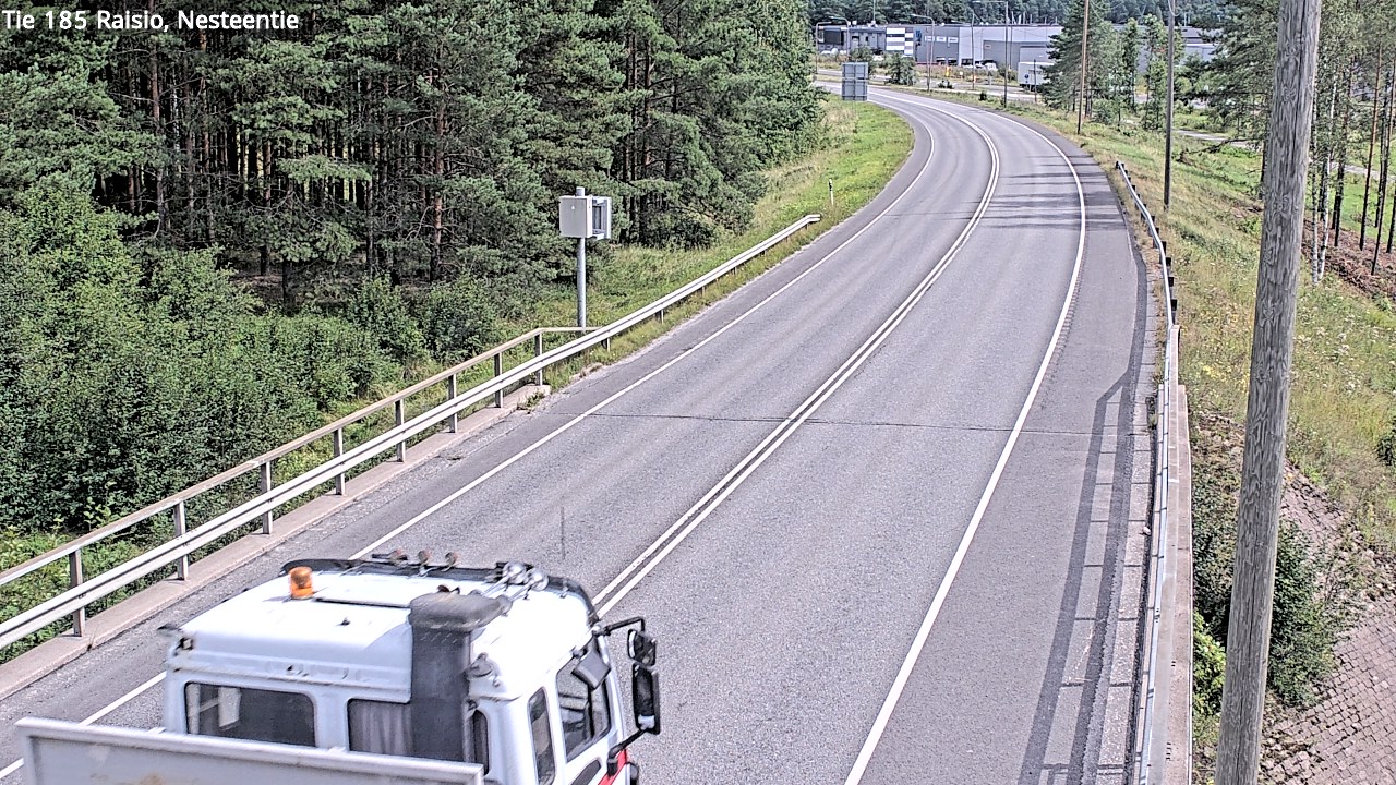 Weather Camera Image Väg 185 Raisio, Nesteentie, Raisio, Varsinais-Suomi