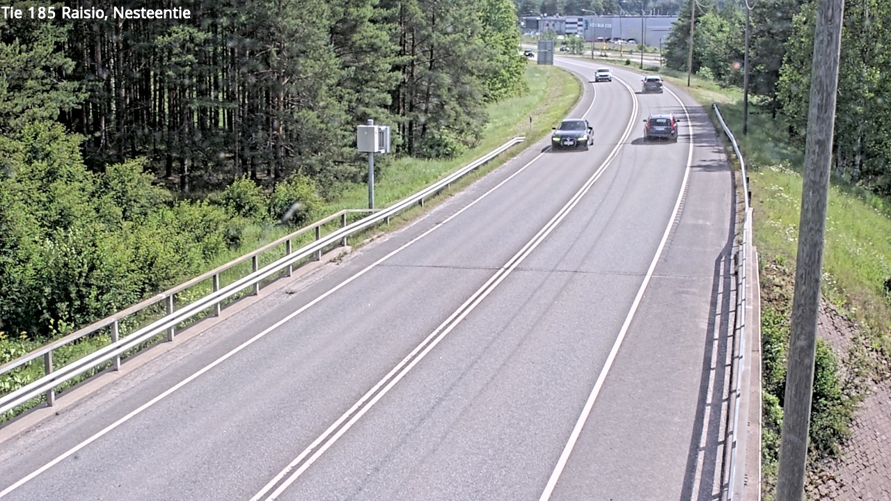 Weather Camera Image Väg 185 Raisio, Nesteentie, Raisio, Varsinais-Suomi