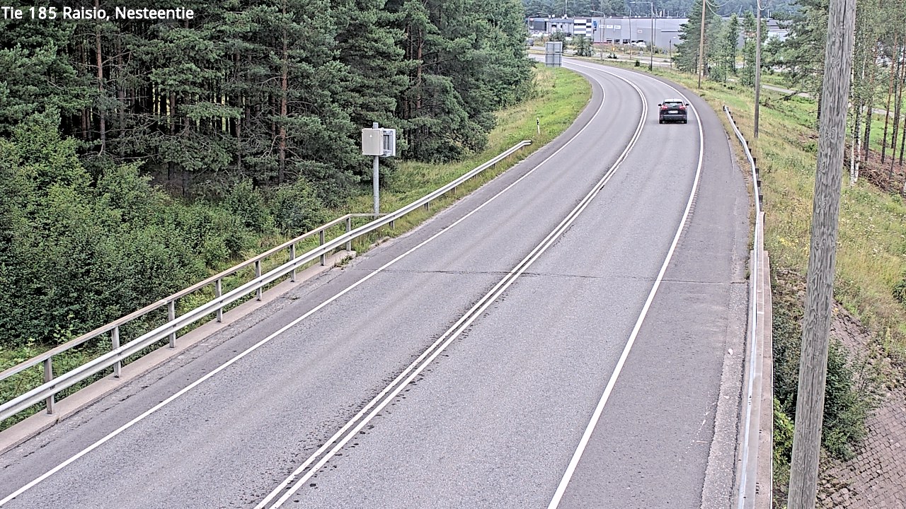 Weather Camera Image Väg 185 Raisio, Nesteentie, Raisio, Varsinais-Suomi