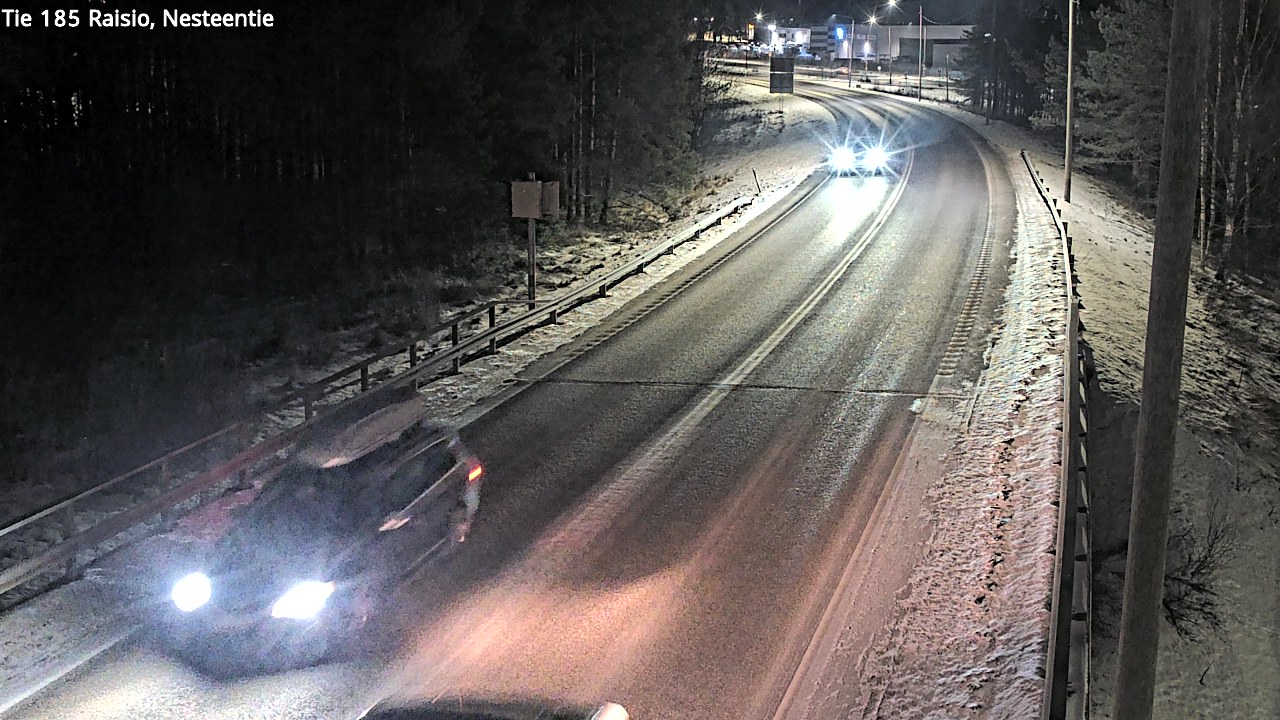 Weather Camera Image Väg 185 Raisio, Nesteentie, Raisio, Varsinais-Suomi