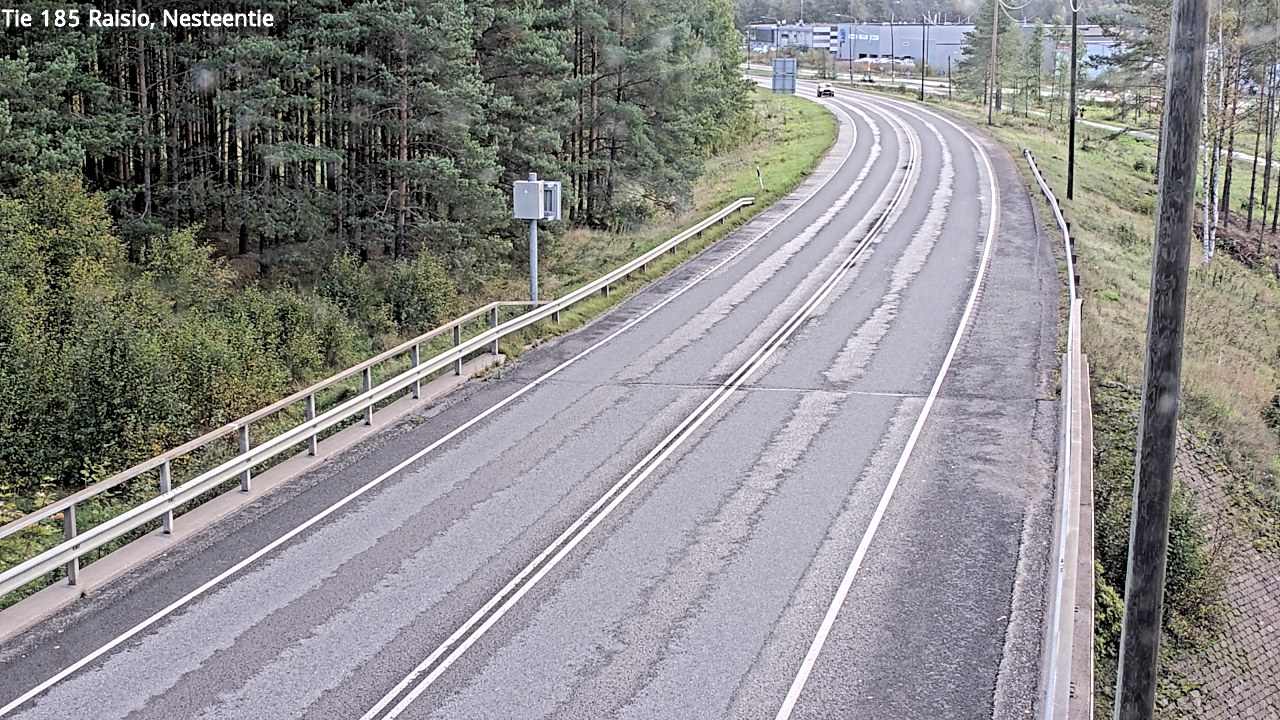 Weather Camera Image Väg 185 Raisio, Nesteentie, Raisio, Varsinais-Suomi