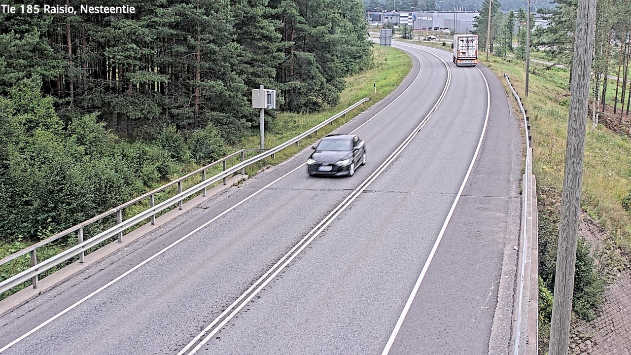 Weather Camera Image Väg 185 Raisio, Nesteentie, Raisio, Varsinais-Suomi