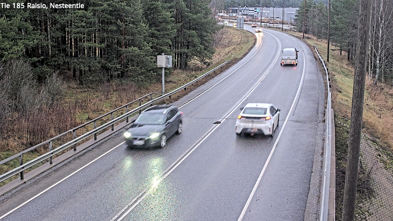 Weather Camera Image Väg 185 Raisio, Nesteentie, Raisio, Varsinais-Suomi