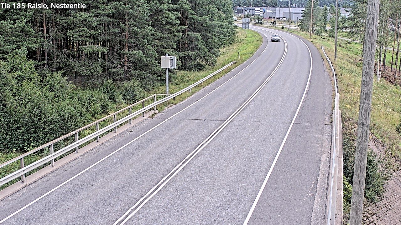 Weather Camera Image Väg 185 Raisio, Nesteentie, Raisio, Varsinais-Suomi
