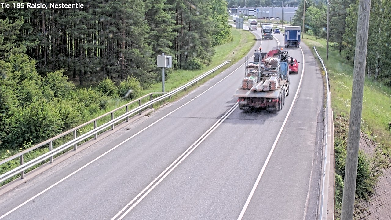 Weather Camera Image Väg 185 Raisio, Nesteentie, Raisio, Varsinais-Suomi