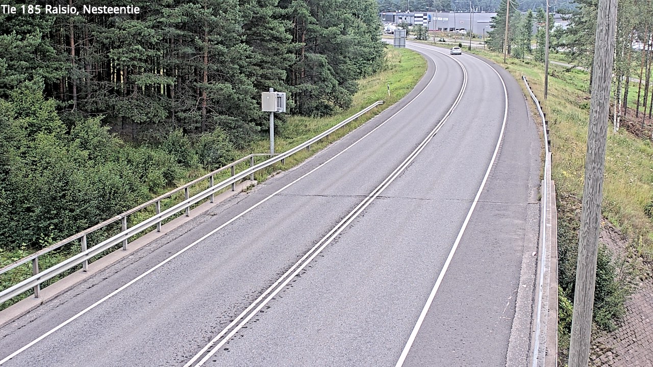 Weather Camera Image Väg 185 Raisio, Nesteentie, Raisio, Varsinais-Suomi