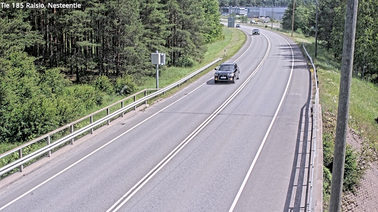 Weather Camera Image Väg 185 Raisio, Nesteentie, Raisio, Varsinais-Suomi