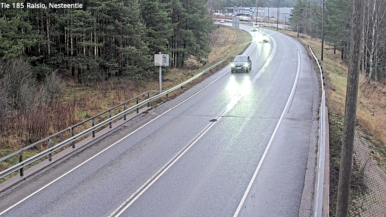 Weather Camera Image Väg 185 Raisio, Nesteentie, Raisio, Varsinais-Suomi