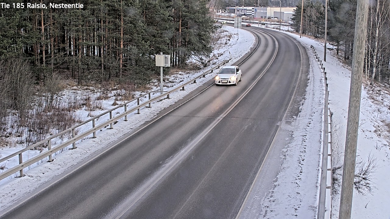 Weather Camera Image Väg 185 Raisio, Nesteentie, Raisio, Varsinais-Suomi