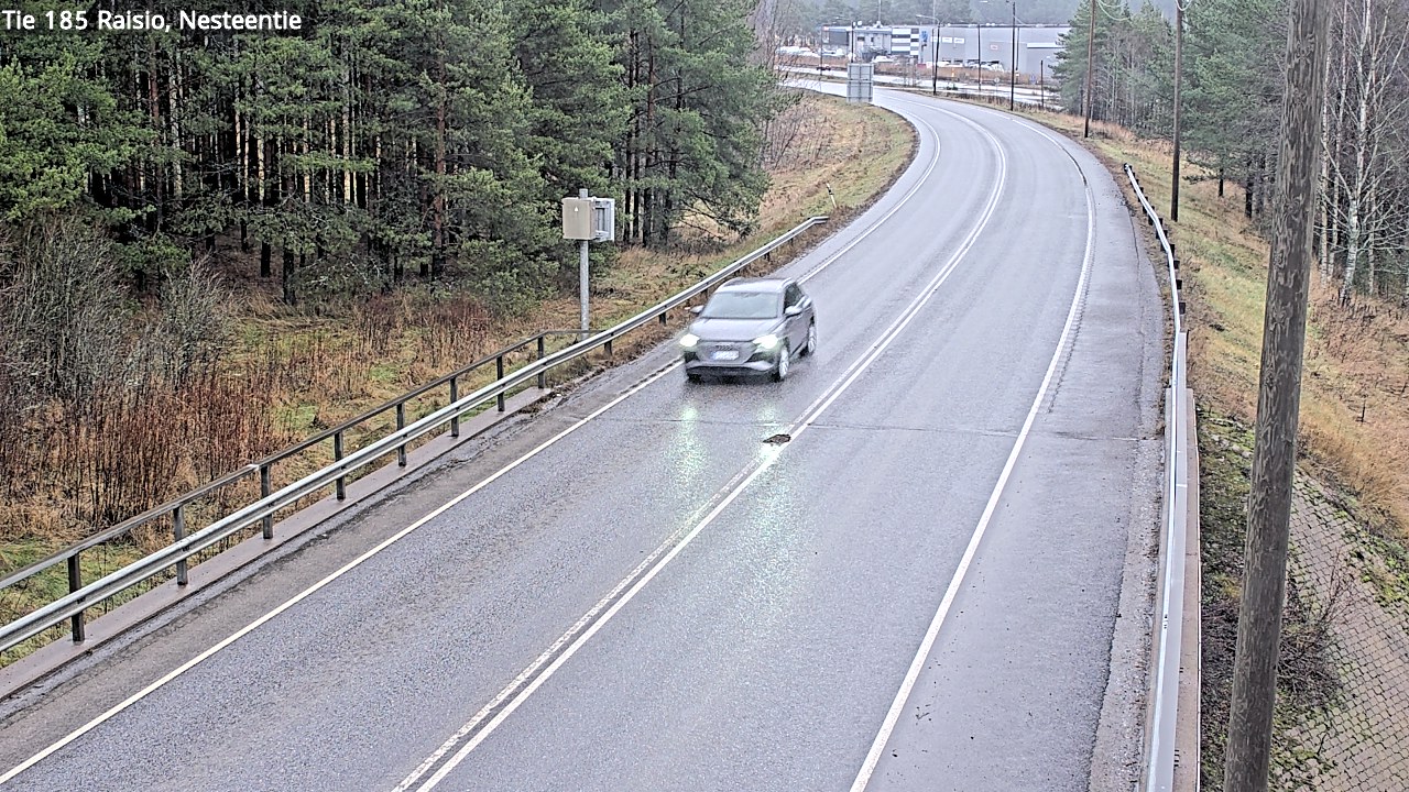 Weather Camera Image Väg 185 Raisio, Nesteentie, Raisio, Varsinais-Suomi