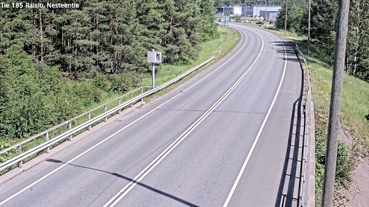 Weather Camera Image Road 185 Raisio, Nesteentie, Raisio, Varsinais-Suomi