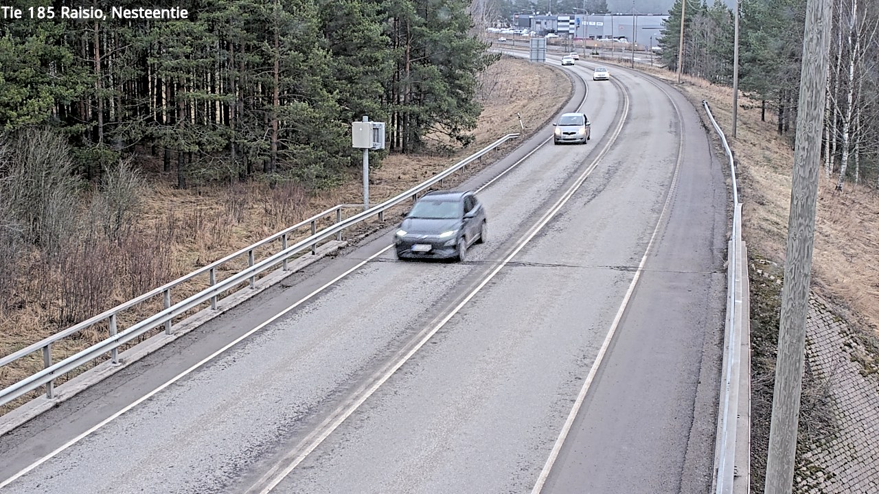 Weather Camera Image Väg 185 Raisio, Nesteentie, Raisio, Varsinais-Suomi