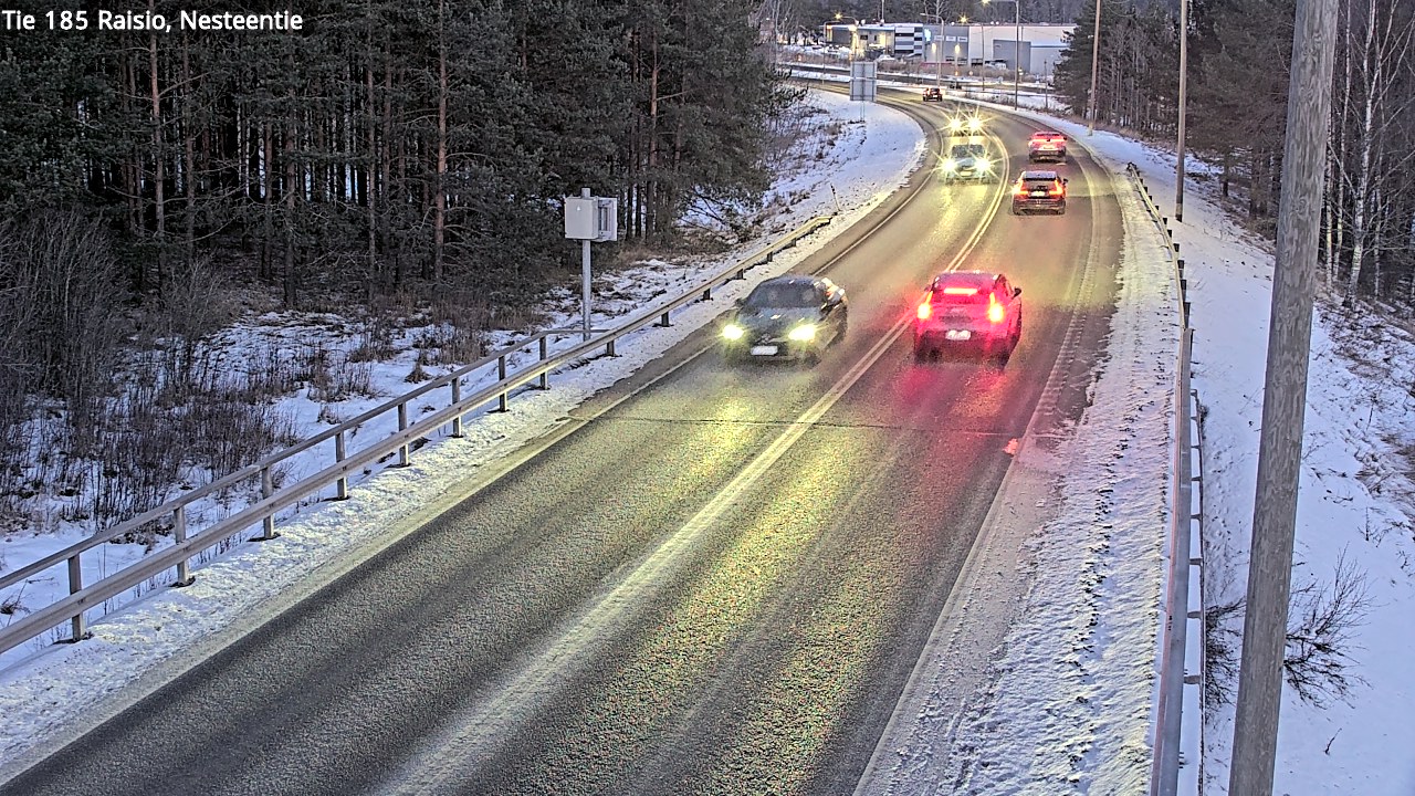 Weather Camera Image Väg 185 Raisio, Nesteentie, Raisio, Varsinais-Suomi