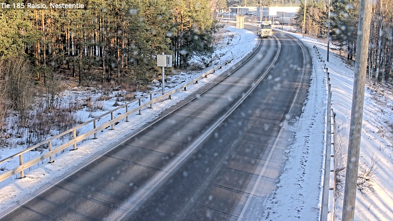 Weather Camera Image Väg 185 Raisio, Nesteentie, Raisio, Varsinais-Suomi