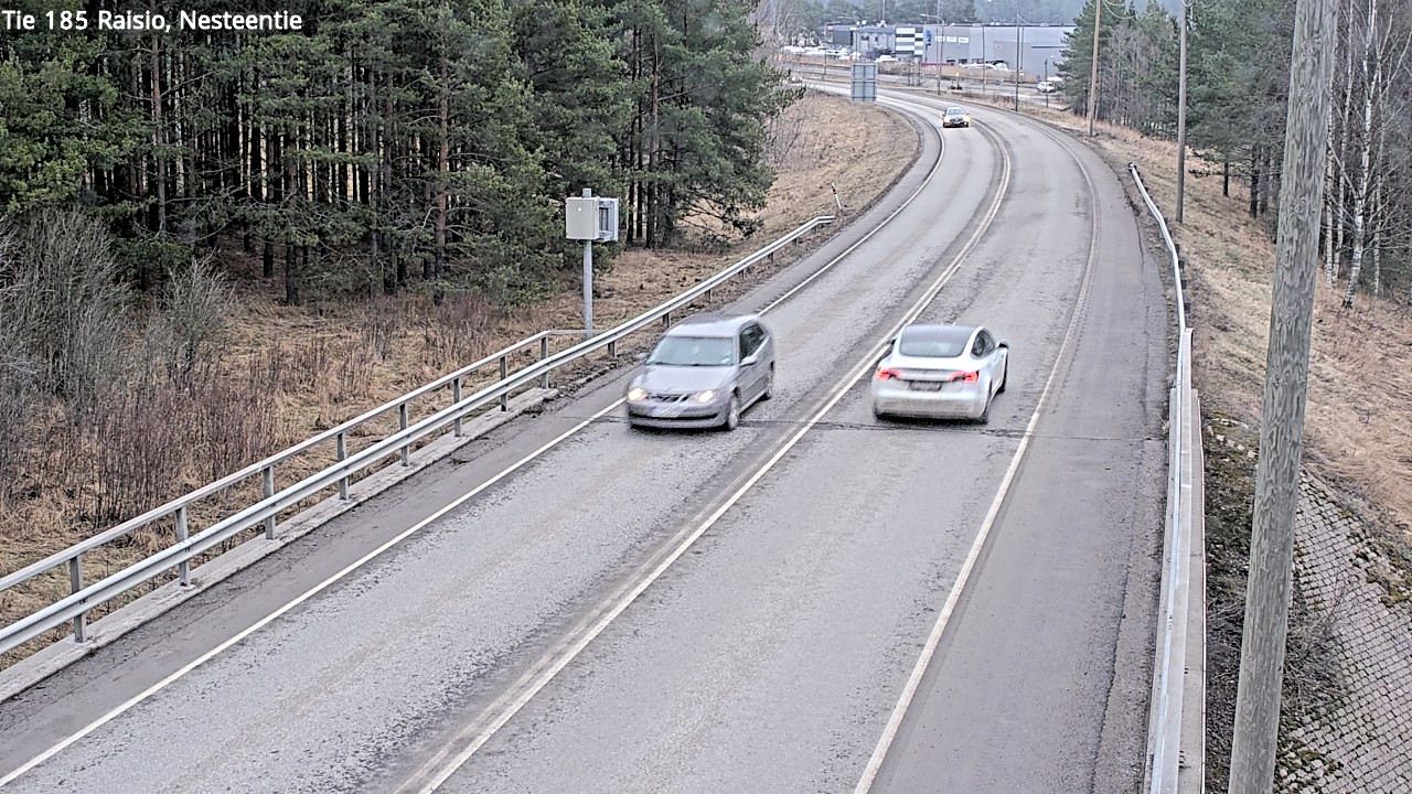 Weather Camera Image Väg 185 Raisio, Nesteentie, Raisio, Varsinais-Suomi